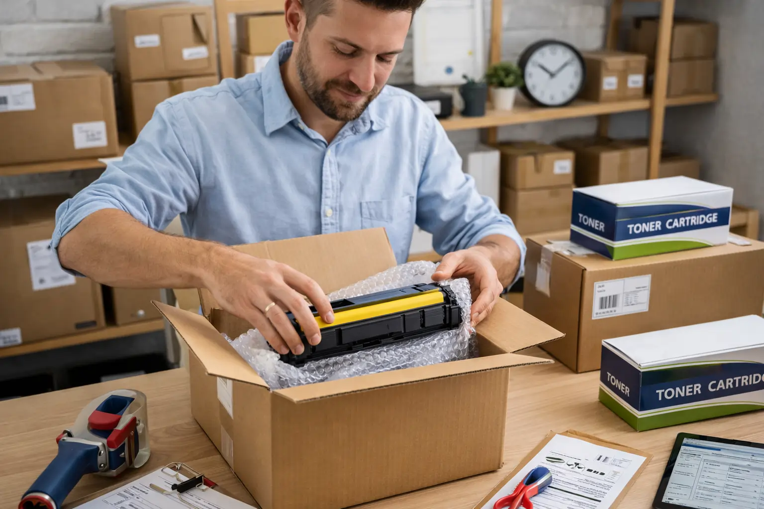  toner cartridge business customer service and order fulfillment
