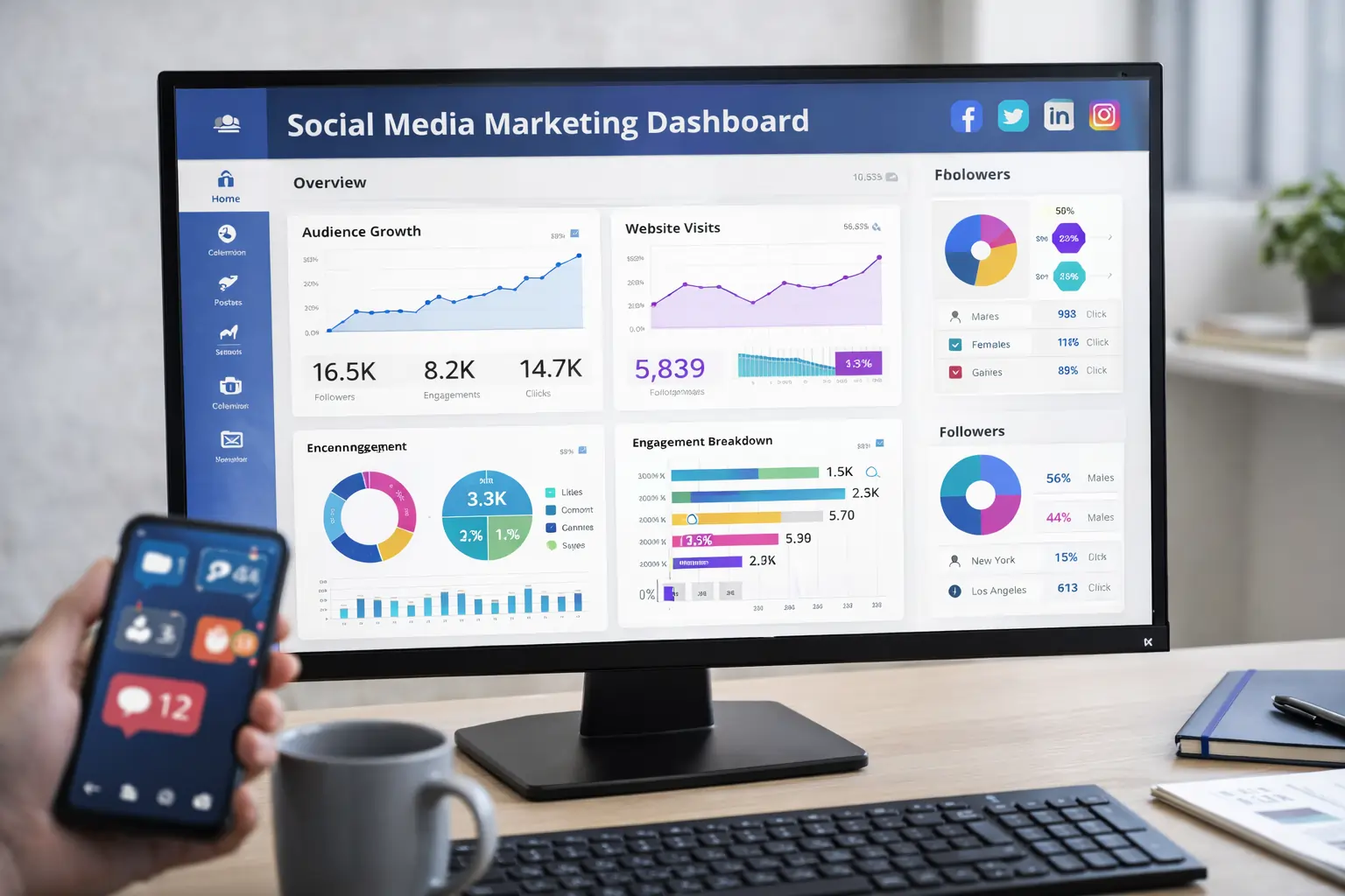 social media marketing for toner cartridges business
