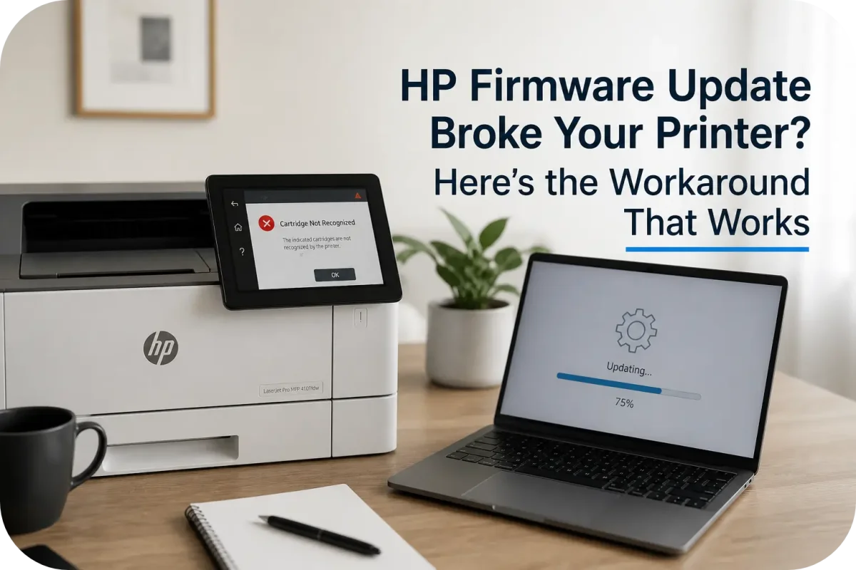HP Firmware Update Broke Your Printer? Here’s the Workaround That Works