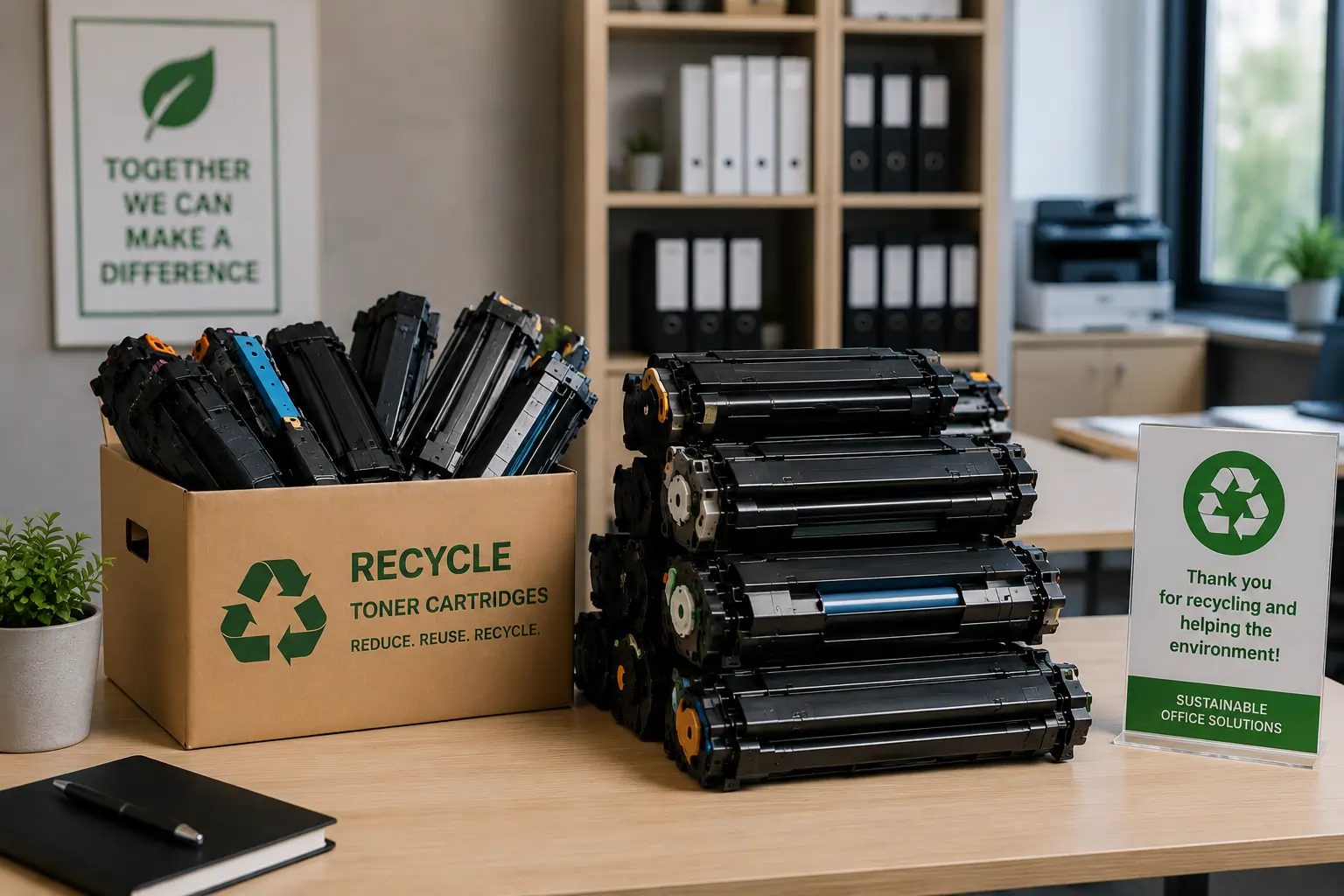 Toner cartridge recycling services