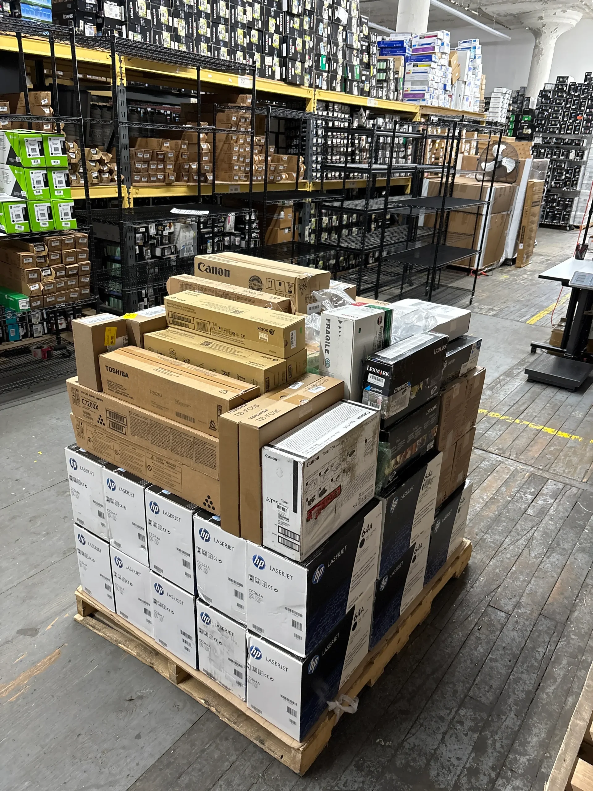 Proper toner storage in climate controlled environment
