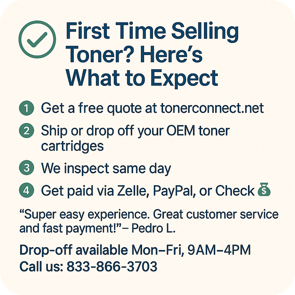 First Time Selling Toners? Here’s What to Expect