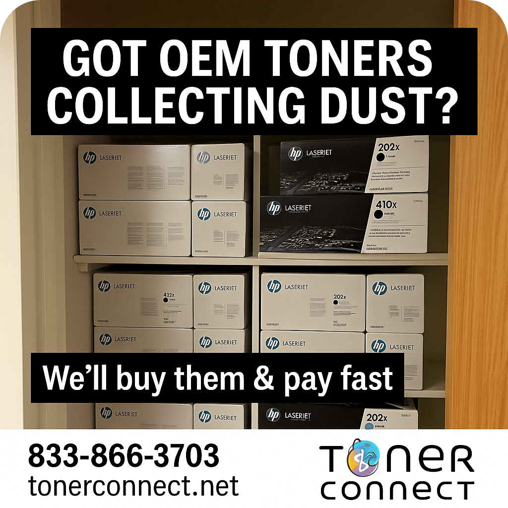 Toner Buyers | Where to Sell Unused Toner Cartridges for Cash