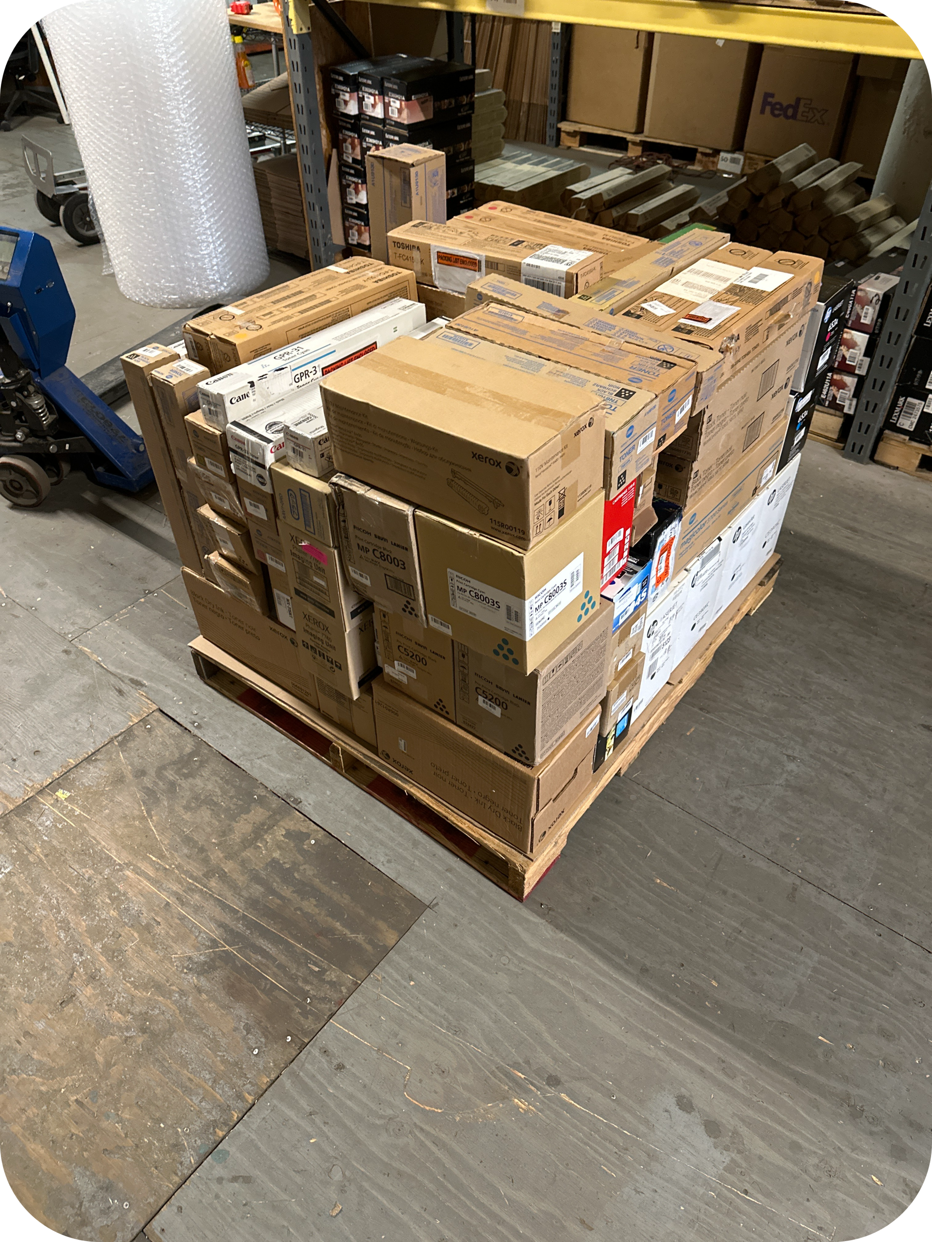 Selling toner in bulk from office inventory